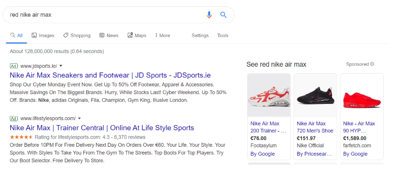 google nike air max