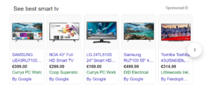 Google Shopping Smart TV